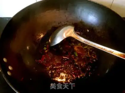 Make Three flowers with beans step 6
