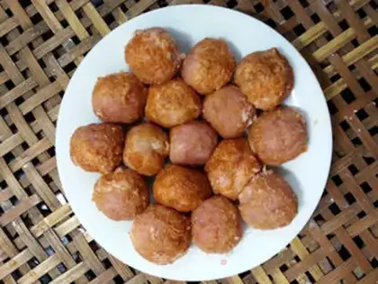 Make Frozen chicken meatballs step 16