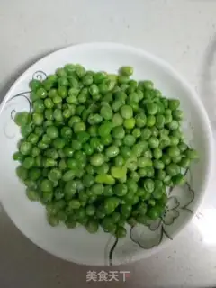 Make Fried peas step 3
