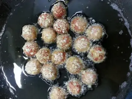 Make Frozen chicken meatballs step 18
