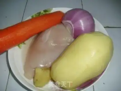 Make Curry potato chicken step 0