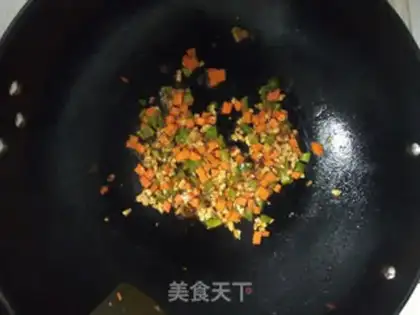 Make Fried peas step 6