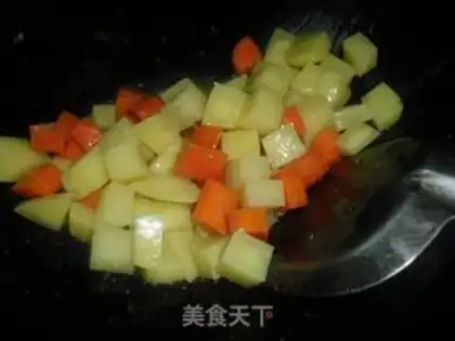 Make Curry potato chicken step 4