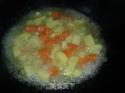Make Curry potato chicken step 5