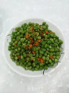 Make Fried peas step 8