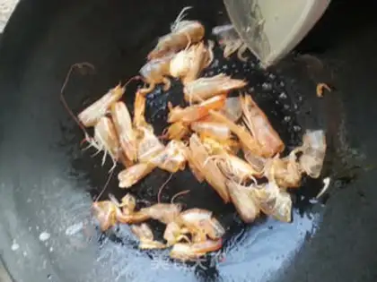 Make Shrimp oil step 2