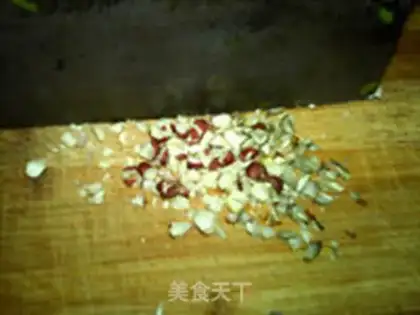 Make Black sesame omelet bread step 1