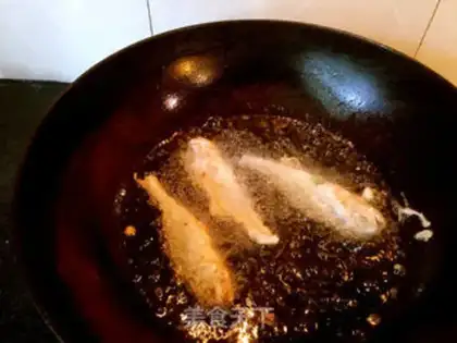 Make Dried yellow fish step 5