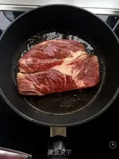 Make Sichuan micro-mi family steak step 1