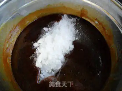 Make Homemade glue cake step 5