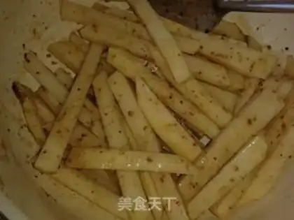 Make Barbecue potatoes step 1
