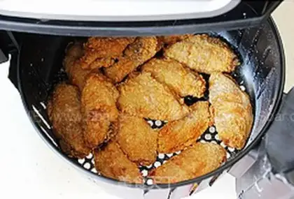 Make Empty fried chicken wings step 4