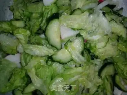 Make Fried sesame vegetable salad step 3