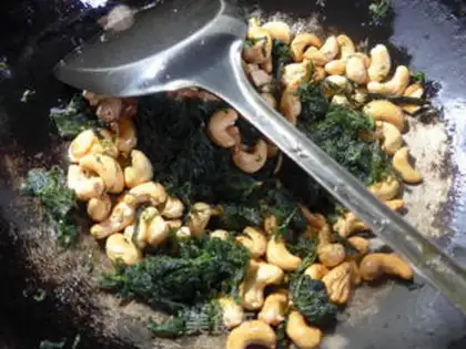 Make The moss cashew step 3