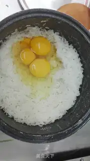 Make Egg fried rice step 1