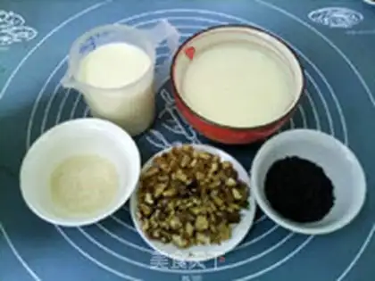 Make A walnut milk tea step 0