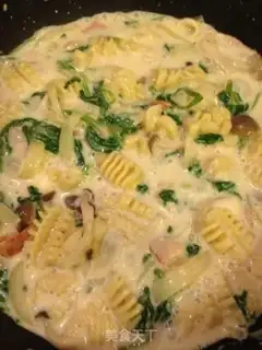 Make Spinach bacon cheese step 6