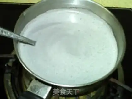 Make A walnut milk tea step 8