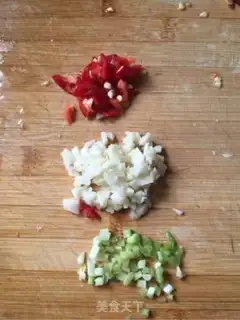Make Autumn egg fried rice step 2