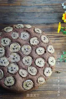 Make Banana cocoa cake step 6