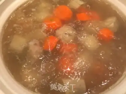 Make Cow and radish steak soup step 4