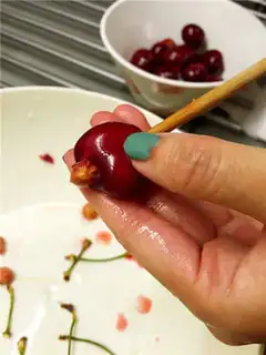 Make Cherry jam step 2