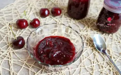Make Delicious cherry sauce step 8