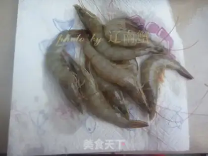 Make Shrimp with sauce step 2