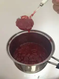 Make Homemade strawberry sauce step 2