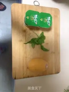 Make Mint mango shake step 0