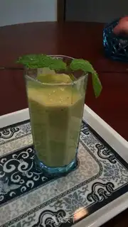 Make Mint mango shake step 5