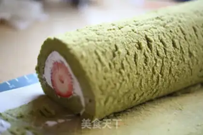 Make Tea strawberry rolls step 18