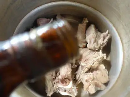 Make The greasy bean bone soup step 3