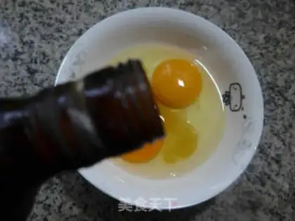 Make Snowball eggs fried old tofu step 1