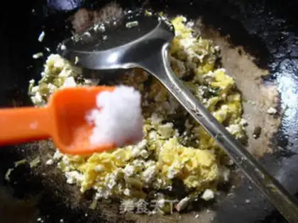 Make Snowball eggs fried old tofu step 6