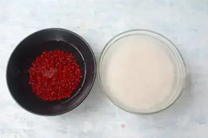 Make Red bean crotch step 1