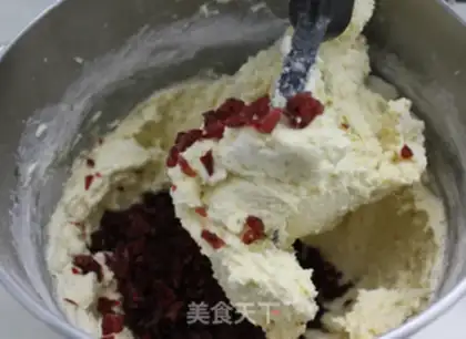 Make Cranberry cookies step 3