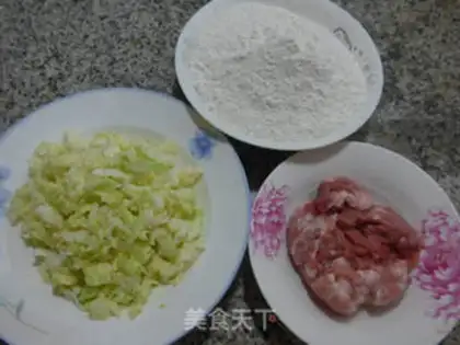 Make Round cabbage pork box step 0