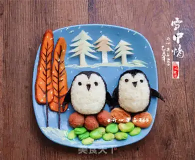 Make Penguins in Snow step 9