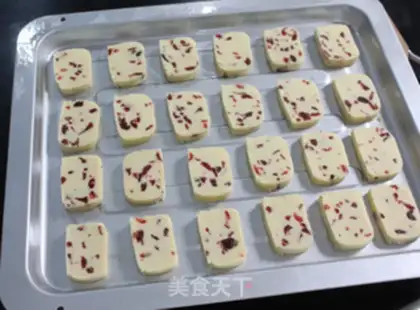 Make Cranberry cookies step 10