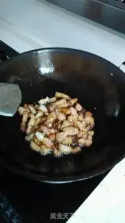 Make Red meat, sweet corn step 4