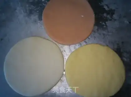 Make Three-coloured bamboo node step 1