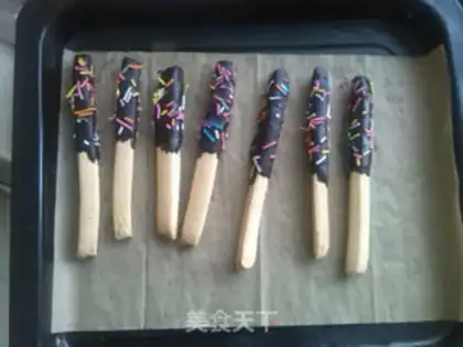 Make Chocolate fingers step 9
