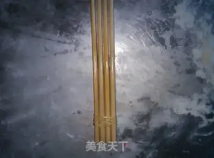 Make Three-coloured bamboo node step 4