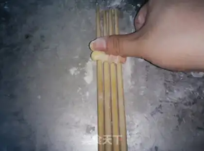Make Three-coloured bamboo node step 5