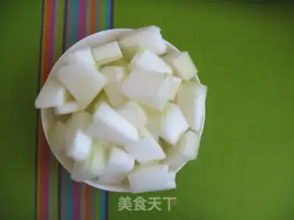 Make Red-hot melons step 1