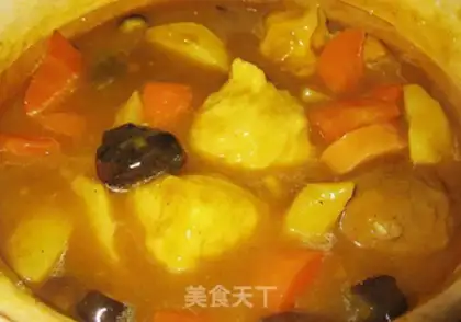 Make Curry beefballs step 4