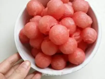 Make Watermelon ice cream step 1