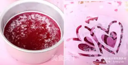Make Cranberry mousse cake step 10