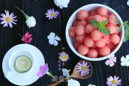 Make Watermelon ice cream step 3
